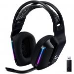 Diadema Logitech G733 LIGHTSPEED RGB Gaming Headset USB Wireless Inalámbricos Negro 981-000863