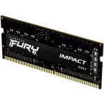 Memoria Ram DDR4 Sodimm Kingston Fury Impact 2666MHz 32GB PC4-21300 KF426S16IB/32