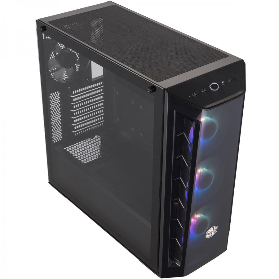 GABINETE COOLER MASTER MCB-B520-KGNN-S00MASTERBOX MB520TGVIDRIO TEMPATX-MINITXP NEGROS/FUENTE - COOLER MASTER