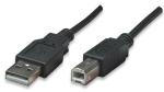 Cable USB MANHATTAN 374507 Negro USB 0,5 m (374507)