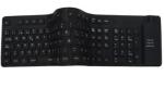 Teclado Flexible BROBOTIX 801935 Negro USB Notebook/PC (801935)