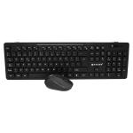 Kit teclado y mouse Naceb Technology NA-0123 Negro 104 teclas 8 - 10 mts (NA-0123)