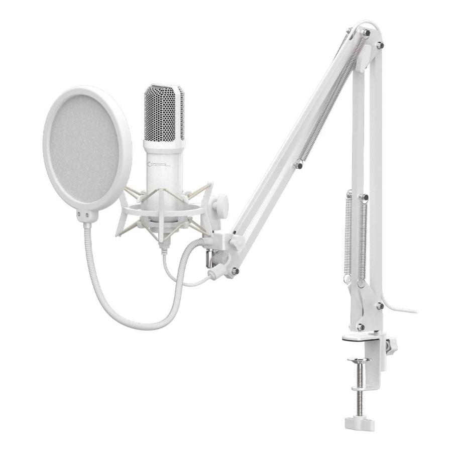 Microfonos Xzeal XZ260 Kit De MICROFONO C/SOPORTE XZ260 BLANCO. XZKMC1W. - XZKMC1W