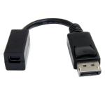 Adaptador de Video StarTech.com Displayport 1.2 Macho Mini Displayport Hembra 15 Centimetros Negro DP2MDPMF6IN