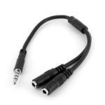 Cable Adaptador Divisor de Audifonos Macho a Hembra MUYHSMFF