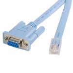 Cable de Datos StarTech.com RJ-45 Macho a DB9 Hembra 1.80 Metros Azul DB9CONCABL6