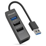 HUB USB BROBOTIX 263021 Negro USB 2.0 4 (263021)