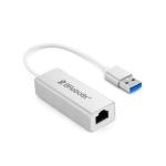 Convertidor USB V3.0 a RJ45, Gigabit BROBOTIX 263458 Blanco   (263458)