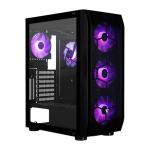 Gabinete GAME FACTOR CSG400 Negro Midi-Tower PC (CSG400)