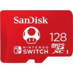 Memoria MicroSD Sandisk 128GB Nintendo Switch Sdxc Uhs-I U3 Clase 10 Read 100Mb/S Write 90Mb/S SDSQXAO-128G-GNCZN