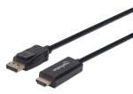 Cable DisplayPort a HDMI MANHATTAN 153188 Negro HDMI Macho/Macho (153188)