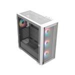 Gabinete Gaming Balam Rush Carbono Twin Mate 9000 Escritorio Blanco Gabinete (BR-938761)