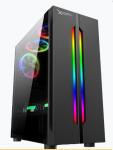 GABINETE STYLOS GAMER XZ120 VENTILADOR ATX/MICRO /MINI ITX/PUERTOS PARA VENTILADOR /2*1   INCLUIDO CON RGB/1*12CM TRASERO INCLUIDO CON RGB (XZCGB03B)