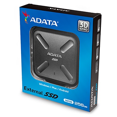 DISQUE DUR EXTERNE ADATA ASD700 1TO SSD USB 3.2 - NOIR - LOFFICIEL
