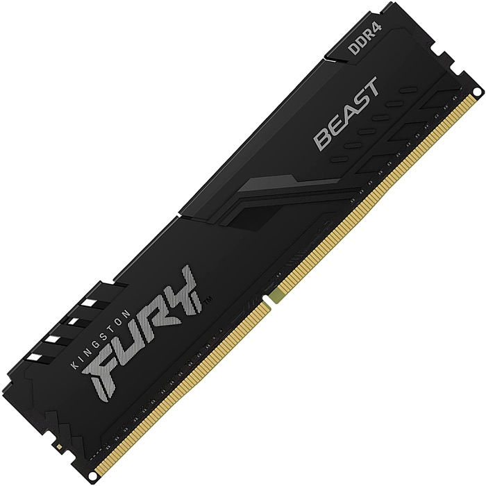 Memória RAM DDR4 Kingston 3600 MHz 16 GB Fury Beast KF436C18BB/16 - Preto